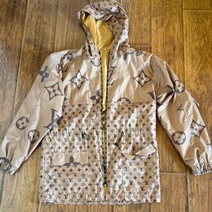 Designer Monogram Hooded Jacket LV